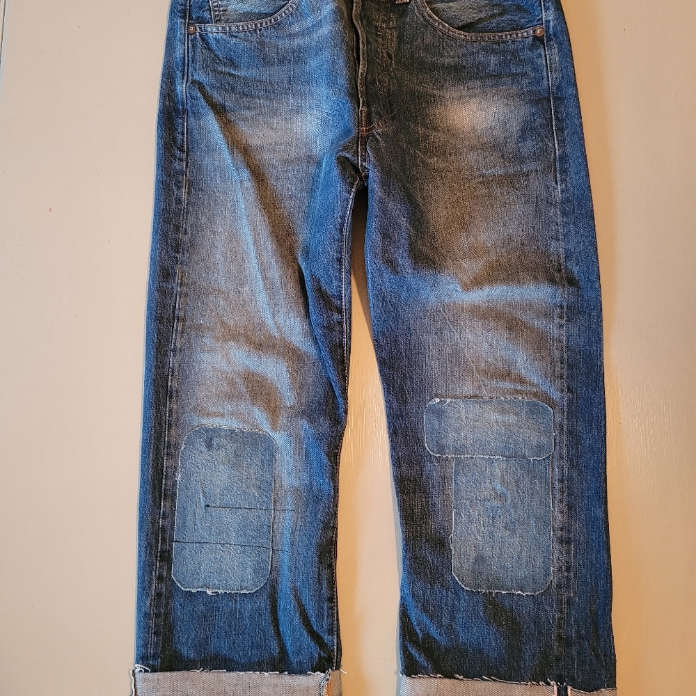 LEVI'S selvedge patch jeans size 32